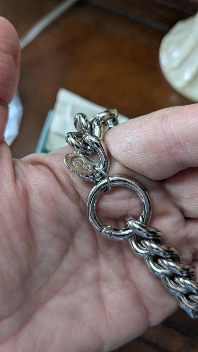 Ever & Ivy Simply Irrestible Rhodium Silvery Chain Bracelet Never worn - Picture 4 of 8